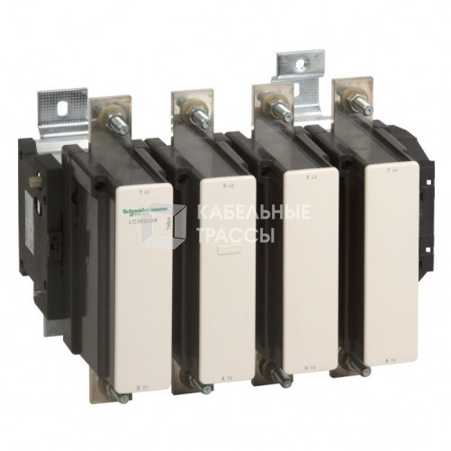 КОНТАКТОР F 4Р(4НО),AC1 1000A, 400V 50ГЦ | LC1F6304V7 | Schneider Electric