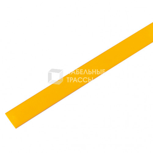 Термоусадочная трубка 10/5,0 мм, желтая, упаковка 50 шт. по 1 м | 55-1002 | PROconnect