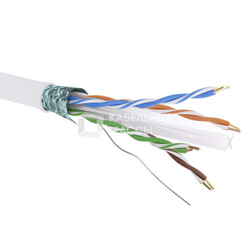 Кабель CAT 6, F/UTP, Hг(A)-LSLTx, бухта 305м, белый | RN6FUA03WH | DKC