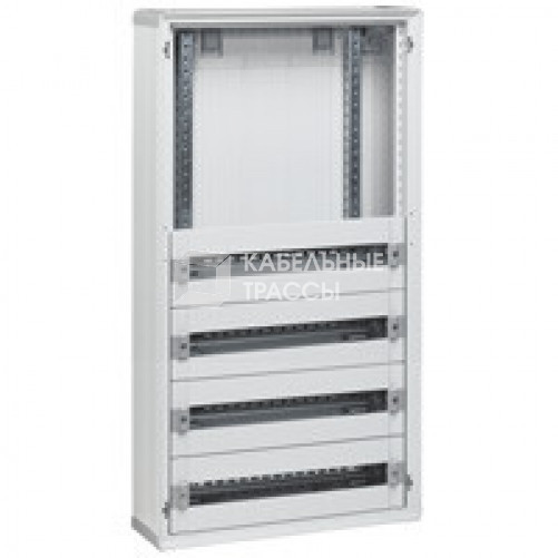 Распределительный шкаф с пластиковым корпусом XL3 160 - для мод. оборудования с дополнительным пространством - 4 рейки | 020096 | Legrand