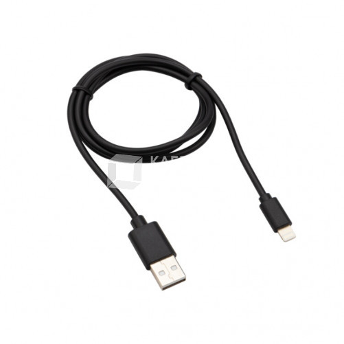 Кабель REXANT USB-Lightning 2 А, 1 м, черный ПВХ |18-7050 | REXANT