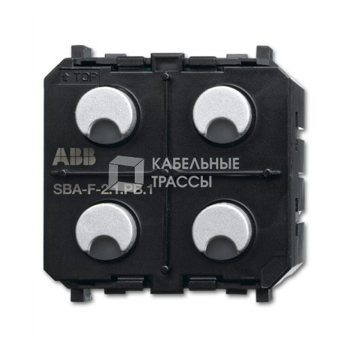SBA-F-2.1.PB.1 Сенсор 2-клавишный/активатор жалюзи 1-канальный free@home, Zenit | 6220-0-0238 | 2CKA006220A0238 | ABB