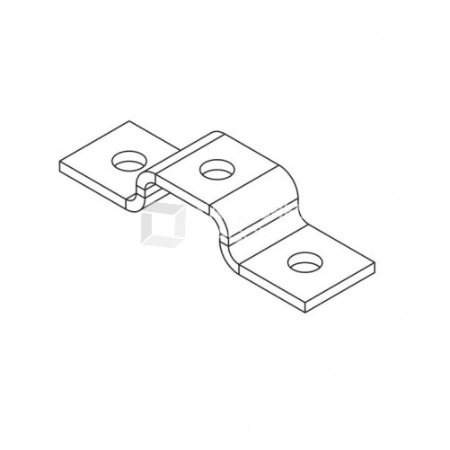 Прямоугольная скоба для СТРАТ профиля 41х21 (горячий цинк) | СКПгц4121 | Ostec