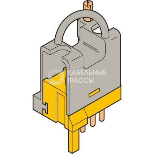 Разъем FIDE-1/4-G для цепей расцепителя, со стороны 01-02-03-04, для установки контактов BRE-T, четырехполюсный | 1SNA166898R2300 | TE