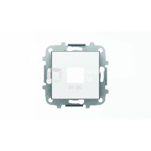 Накладка для механизмов зарядного устройства USB, арт.8185, серия SKY, цвет альпийский белый|2CLA858500A1101| ABB