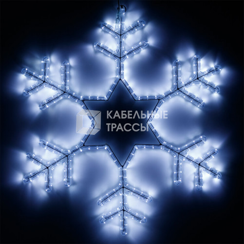 Фигура ARD-SNOWFLAKE-M4-750x750-324LED White (230V, 18W) | 025307 | Arlight