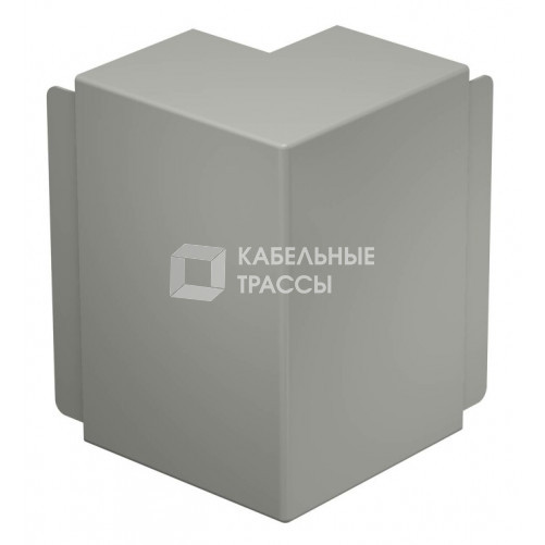 Крышка внешнего угла кабельного канала WDK 100x230 мм (ПВХ,серый) (WDK HA100230GR) | 6024688 | OBO Bettermann