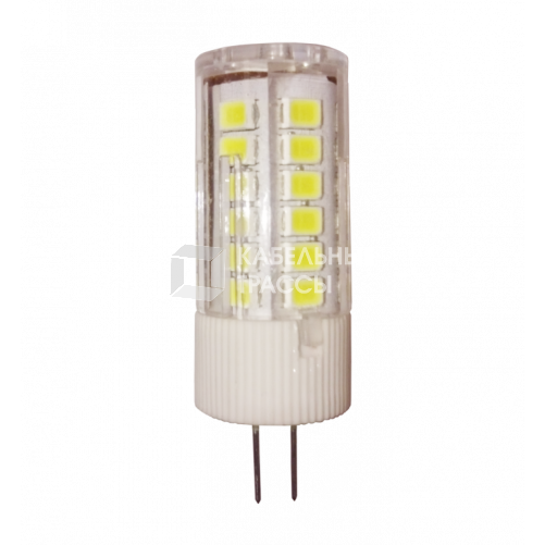 Лампа светодиодная LED-JC-standard 3Вт 12В G4 3000К 270Лм | 4690612004624 | ASD