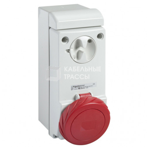 НАСТЕН РОЗ 63A 3PE 380-415V IP65 | PKB63P534 | Schneider Electric