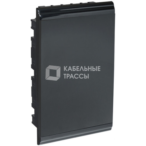 Корпус модульный пластиковый встраиваемый ЩРВ-П-36 PRIME черный IP41 | MKP13-V-01-36-41-K02 | IEK