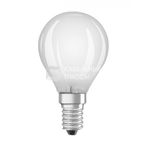 Лампа светодиодная филаментная LED Star Р 4W/827 230V GL FR E14 5X2 | 4058075132894 | OSRAM