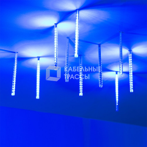 Светодиодная гирлянда ARD-ICEFALL-CLASSIC-D12-200-10PCS-CLEAR-32LED-LIVE BLUE (230V, 10.5W) | 026041 | Arlight