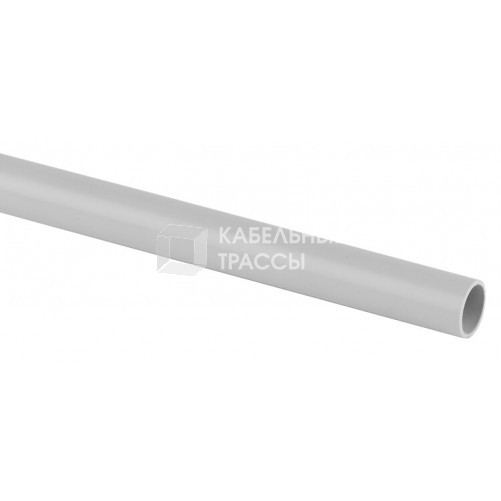 Труба жесткая гладкая ПВХ 20мм 3м (156м/уп) серый | Б0020105 | ЭРА