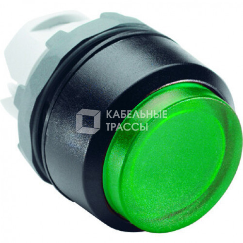 Кнопка MP3-11G зеленая выступающая (только корпус) с подсветкой без фиксации | 1SFA611102R1102 | ABB