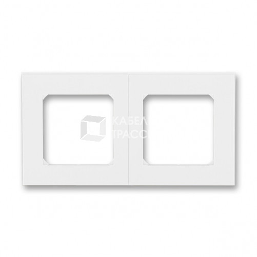 ABB Levit Белый / белый Рамка 2-ая | 3901H-A05020 03W | 2CHH015020A6003 | ABB