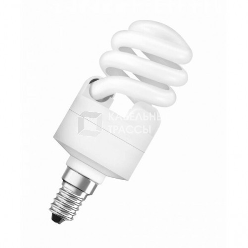 Лампа энергосберегающая КЛЛ d41мм E14, 8000ч DST MTW 12W/827 220-240V E14 10X1RU | 4052899916098 | Osram
