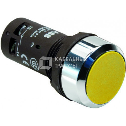 Кнопка CP2-30Y-01 желтая с фиксацией 1HЗ | 1SFA619101R3043 | ABB