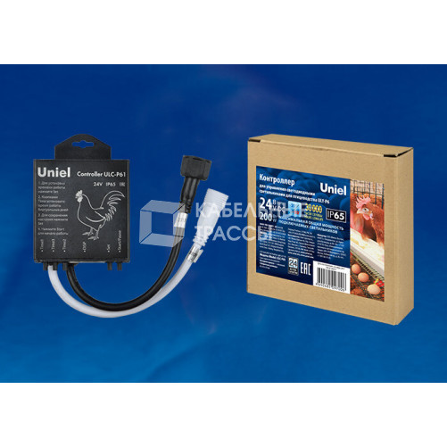 Контроллер для управления LED светильниками для птицеводства ULC-P61 ULY-P6*/DC24V | UL-00002768 | Uniel