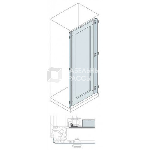 Дверь внутренняя с рамкой 2200x800мм ВхШ | EE2308K | ABB