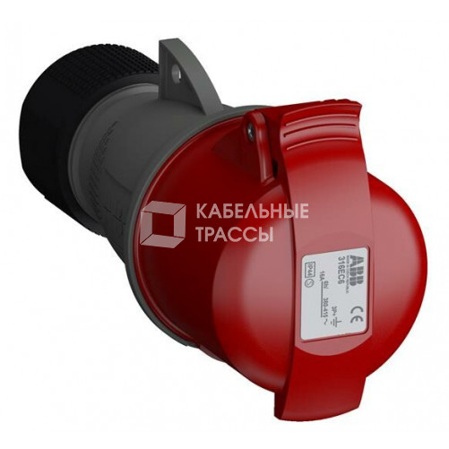 Розетка кабельная Easy&Safe 316EC6,16А,3P+E,IP44,6ч|2CMA102012R1000| ABB