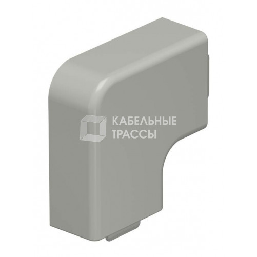 Крышка плоского угла кабельного канала WDK 15x30 мм (ПВХ,серый) (WDK HF15030GR) | 6158595 | OBO Bettermann