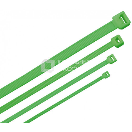ITK Хомут кабельный ХКн 3,6х150мм нейлон зеленый (100шт) | HKG-W36-L150 | ITK