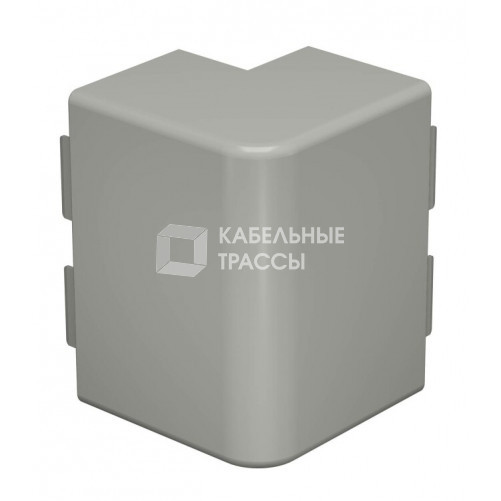 Крышка внешнего угла кабельного канала WDK 60x130 мм (ПВХ,серый) (WDK HA60130GR) | 6022162 | OBO Bettermann