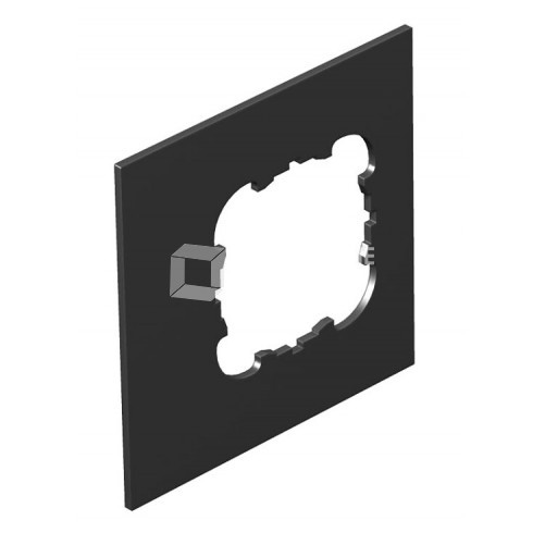 Крышка для напольного бокса Telitank на 1 устройство EKR (полиамид,черный) (T8NL P2 9011) | 7408458 | OBO Bettermann