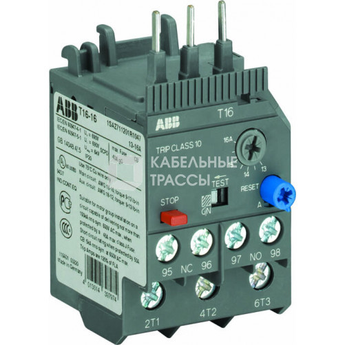 Блок контактный дополнительный CA4-04M 4НЗ для контакторов AF09…AF38 | 1SBN010140R1104 | ABB
