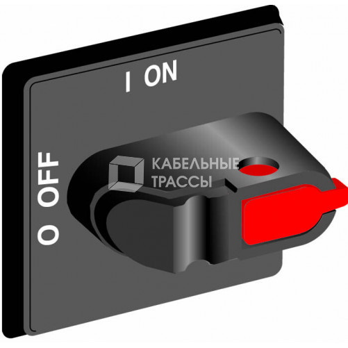 Ручка управления OHYS3RHE-RUH (желто-красная) с символами на русском для рубильников дверного монтажа ОТ16..80FТ | 1SCA109861R1001 | ABB