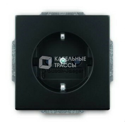 Розетка SCHUKO 16А 250В, с LED подсветкой, future/solo, черный бархат | 2013-0-5331 | 2CKA002013A5331 | ABB