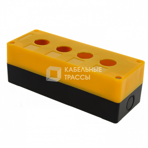 Корпус КП104 пластиковый 4 кнопки желтый EKF PROxima | cpb-104-o | EKF