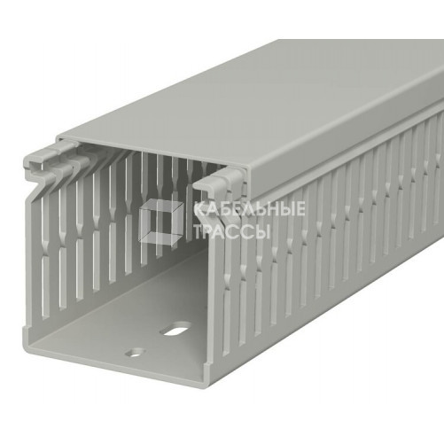 Распределительный кабельный канал LK4 N 60x60x2000 мм (ПВХ,серый) (LK4 N 60060) | 6178207 | OBO Bettermann