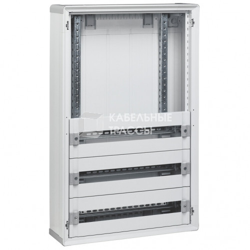 Распределительный шкаф с пластиковым корпусом XL3 160 - для мод. оборудования с дополнительным пространством - 3 рейки | 020095 | Legrand