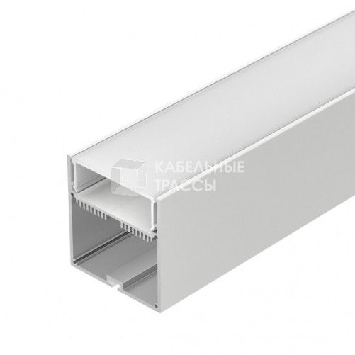 Профиль с экраном SL-LINE-7477-2500 WHITE+OPAL | 021372 | Arlight