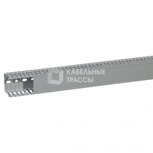 Кабель-канал (крышка + основание) Transcab - 60x60 мм - серый RAL 7030 | 636112 | Legrand