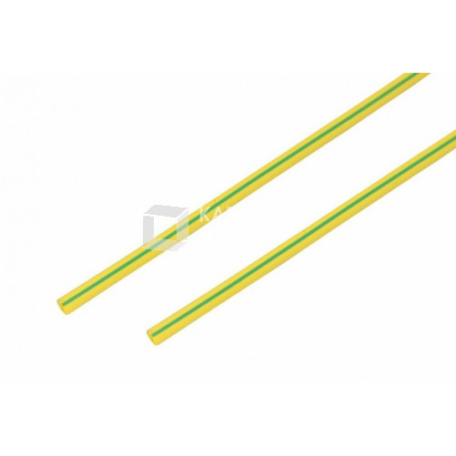 Термоусадка 4,0 / 2,0 мм, желто-зеленая (1м) | 20-4007 | REXANT