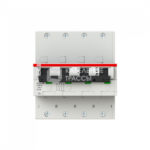 Выключатель автоматический селективный S754DR-E80 | 2CDH784010R0802 | ABB