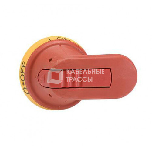 Ручка управления OHY65J6 (желто-красная) для управления через дв ерь рубильниками ОТ160..250 | 1SCA022380R9820 | ABB