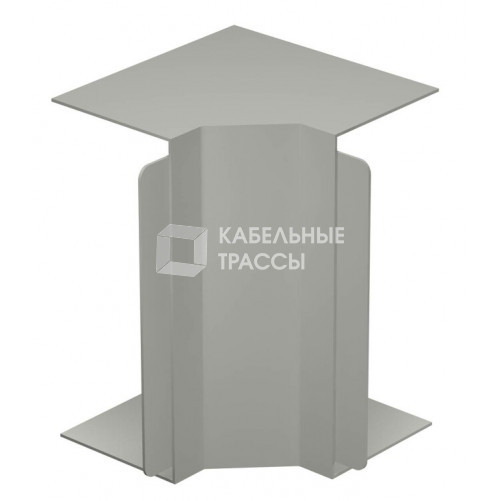 Крышка внутреннего угла кабельного канала WDK 100x230 мм (ПВХ,серый) (WDK HI100230GR) | 6024505 | OBO Bettermann