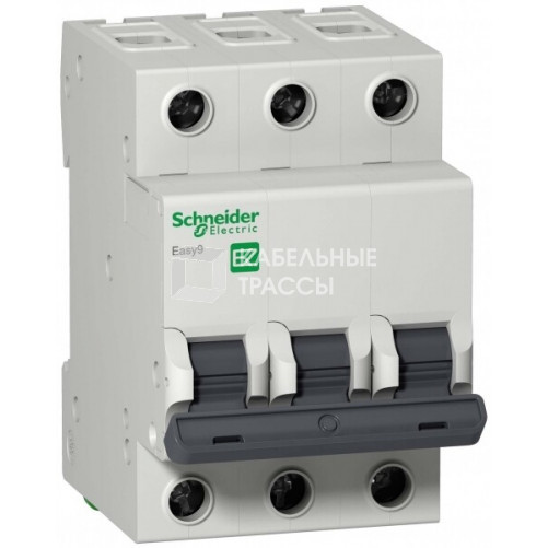 Выключатель автоматический трехполюсный EASY 9 32A B 4,5кА | EZ9F14332 | Schneider Electric