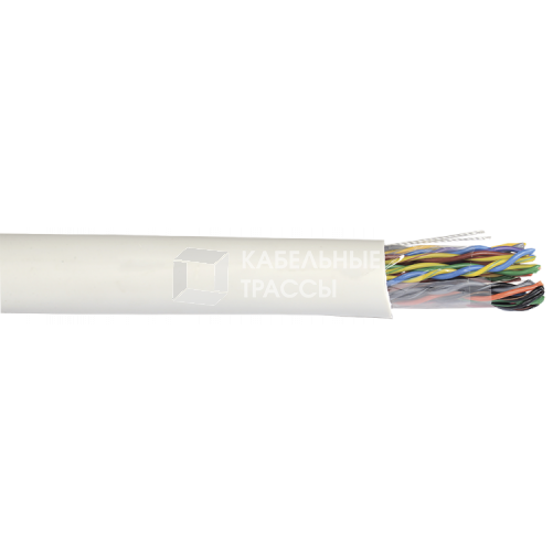 Кабель связи витая пара F/UTP, кат.5E 100х2х24AWG solid, LSZH, 305м, серый | LC1-C5E100-321 | ITK