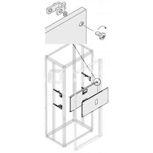 Комплект вер.T7 3/4P ВЫКАТ.мот.бл W600мм|1STQ008035A0000 | ABB