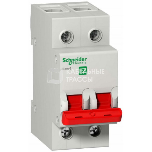 ВЫКЛ. НАГРУЗКИ EASY9 (мод. рубильник) 2П 100А 400В =S= | EZ9S16291 | Schneider Electric