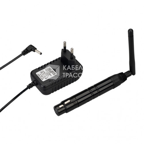 Усилитель SMART-DMX-Receiver Black (5V, XLR3 Male, 2.4G) | 028417 | Arlight