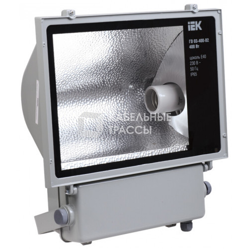 Прожектор ГО 03-400-02 400Вт IP65 серый асимметричный | LPHO03-400-02-K03 | IEK
