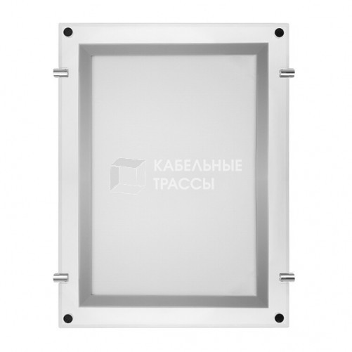 Световая панель бескаркасная тонкая Постер Crystalline LED подвесная односторонняя 360x510, габариты 450x600, 12 Вт | 670-1271 | Rexant