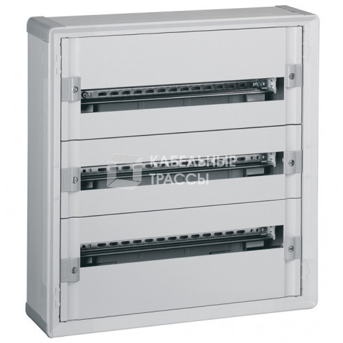 Распределительный шкаф с пластиковым корпусом XL3 160 - для модульного оборудования - 3 рейки - 600x575x147 | 020053 | Legrand