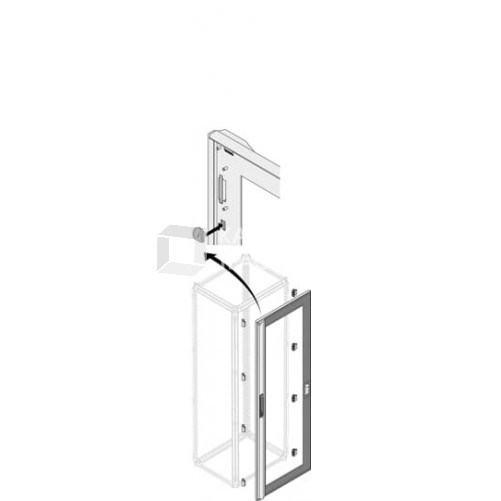 Дверь со стеклом IP40,H=1800 мм;W=750 мм|1STQ009397A0000 | ABB