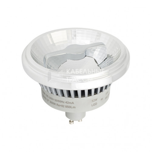 Лампа светодиодная AR111-FORT-GU10-12W-DIM Day4000 (Reflector, 24 deg, 230V) | 026879 | Arlight